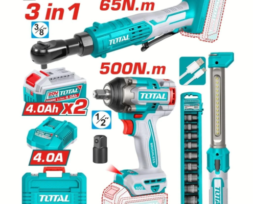 Kit de Herramientas Inalámbricas 20V TOTAL UTOSLI250981 3 Piezas Profesional