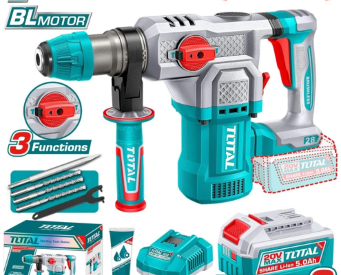 Martillo Perforador Inalámbrico 20V TOTAL Martillo Perforador Inalámbrico 20V TOTAL