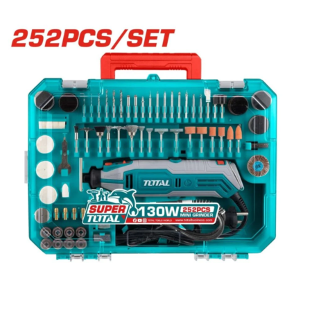 mini rectificador TOTAL 130W 252 piezas