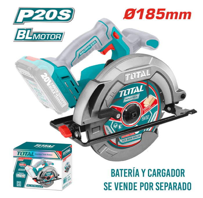 hojas de sierra TCT 165mm 24T TOTAL