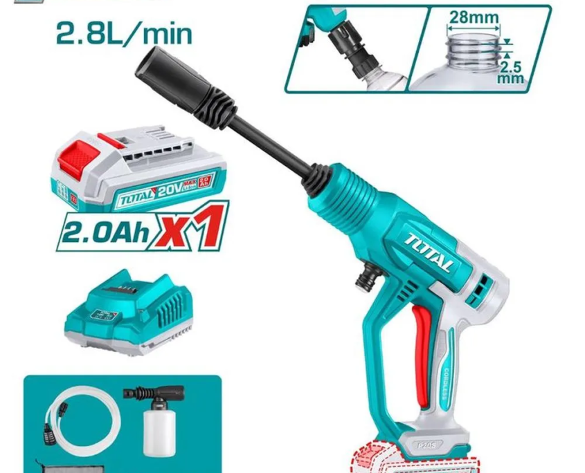 hidrolavadora inalámbrica 20V TOTAL